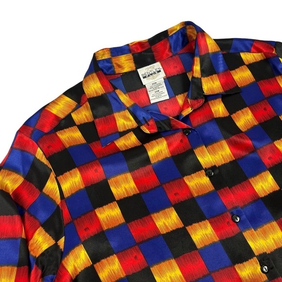 TR Bentley Plus Womens Blouse Button Front Long Sleeve Top 24W - Picture 6 of 9